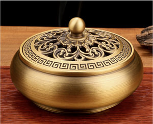 TYM Copper Incense Burner with Cover
