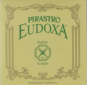 Pirastro Violin String Eudoxa G Gut/Silver 15.75