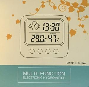 Multii-Function Elextronic Clock Hygrometer and Thermometer