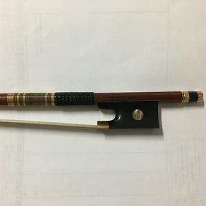 Hermann Luger Master Violin Bow 14K Yellow Gold Mount 4/4