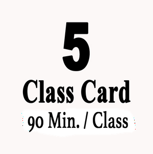 5-Class Card - 90 min