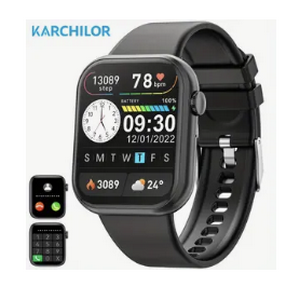 Smart Watch for Men: Make and Answer Calls. Black 