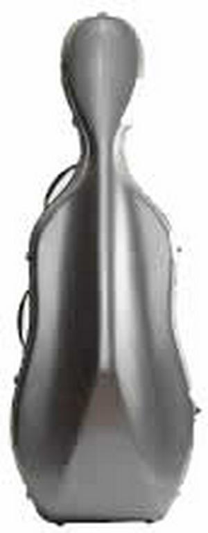 Cello Case Poly Carbon with Wheel White 4/4