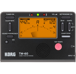 Korg Tuner Metronome TM-60 Black