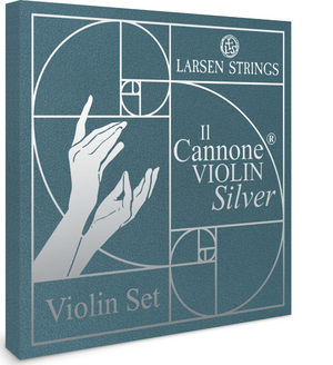 Larsen Il Cannone Silver Violin String Set